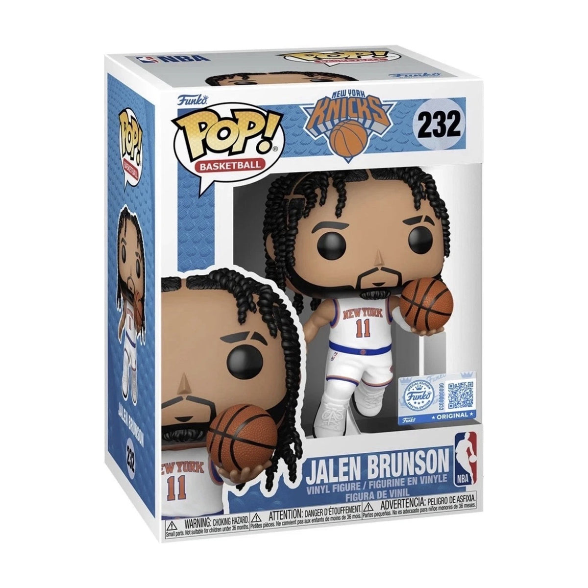 NBA: Jalen Brunson Pop! Vinyl Figure Funko Exclusive