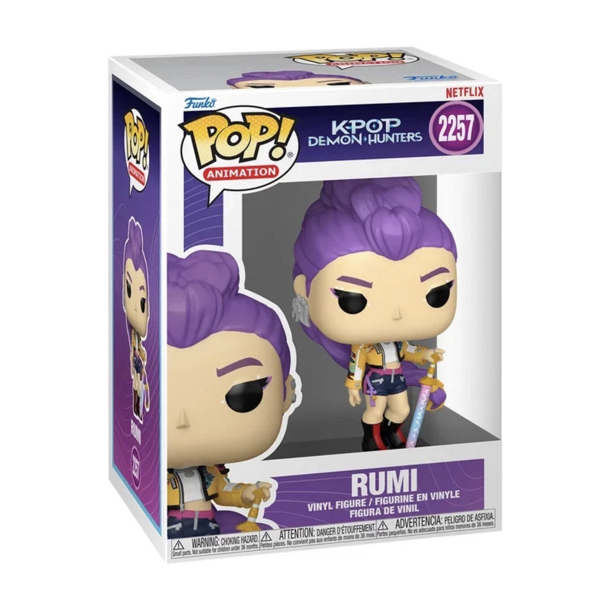KPOP Demon Hunters: Rumi Pop! Vinyl Figure