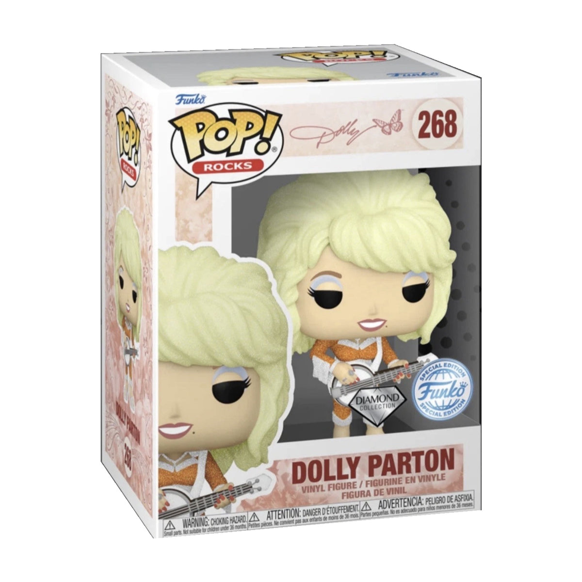 Dolly: Dolly Parton Pop! Vinyl Figure Diamond Collection